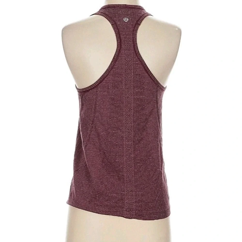 Lululemon Women's 8 Swiftly Tech Racerback Tank Top‎ Running Gym Striped
